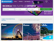 Tablet Screenshot of entrainhotel.com